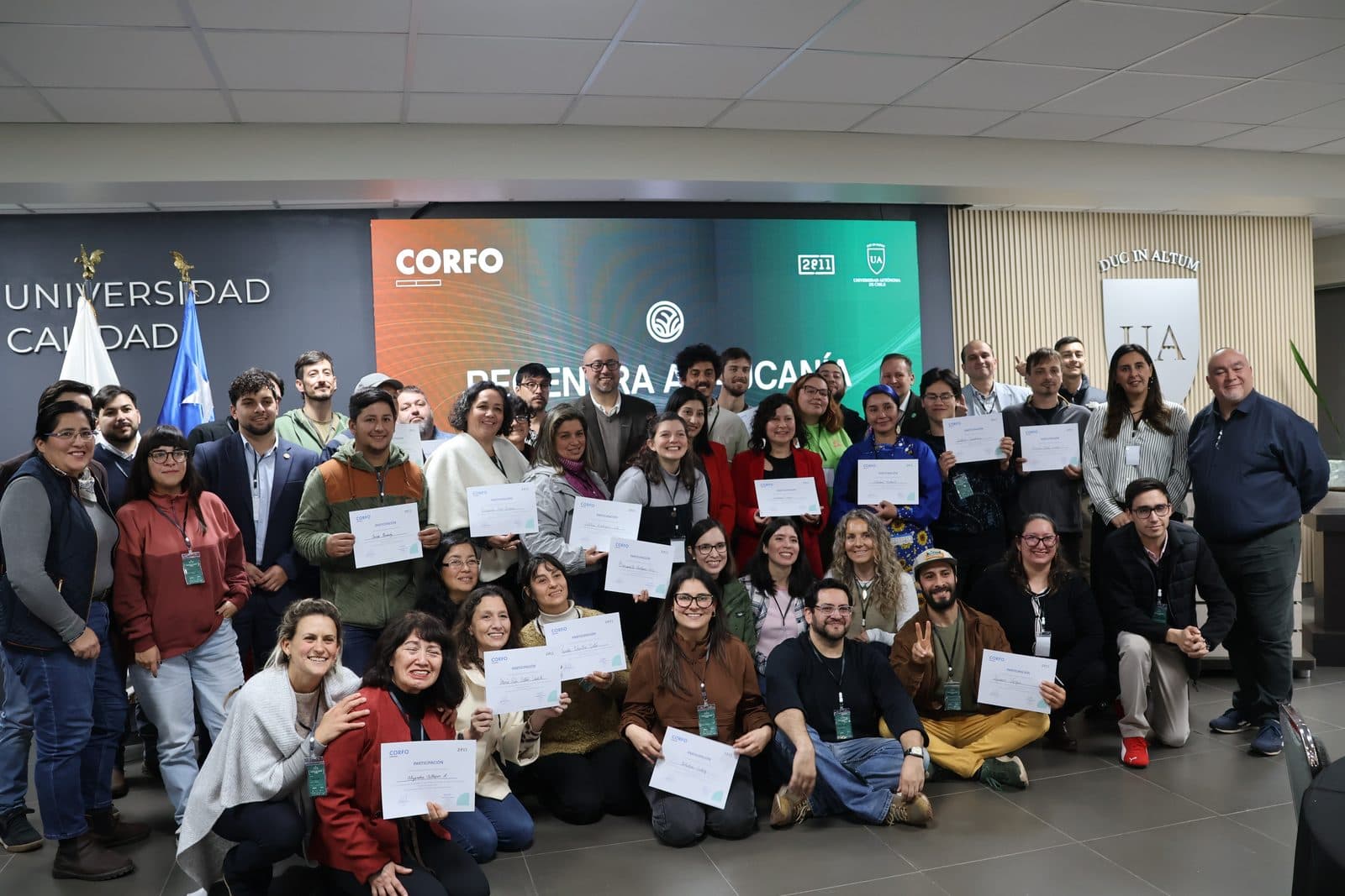 Entrega de certificados en el R-Day